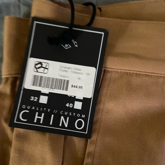 Tobacco colored chino jeans - Picture 2 of 2